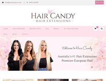 Tablet Screenshot of haircandy.com.au